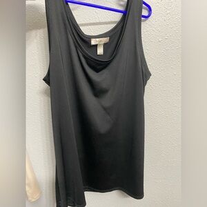 Black tank top.